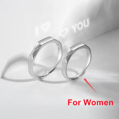 2Pcs Eternal Love Couple Rings