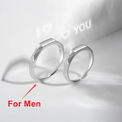 2Pcs Eternal Love Couple Rings