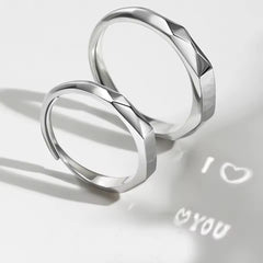 2Pcs Eternal Love Couple Rings