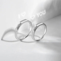 2Pcs Eternal Love Couple Rings