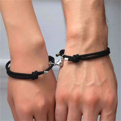 2Pcs Magnetic Hand Rope Bracelet