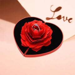 Elegant Heart-Shaped Ring Box