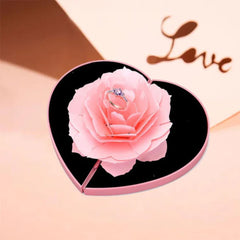 Elegant Heart-Shaped Ring Box